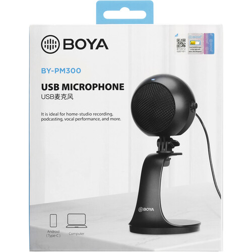 BY-PM300 Microfone de Mesa USB Type-A e Type-C
